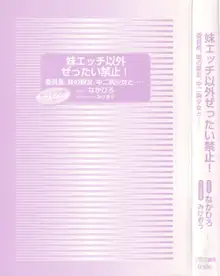 妹エッチ以外ぜったい禁止! 委員長、妹の親友、中二病少女と……, 日本語