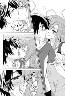 Koisuru Asuna wa Setsunakute Kirito-kun o Omou Totsui Ijiwaru Shichauno | Lovestruck Asuna Really Wants to Tease Kirito Every Time She Sees Him, English