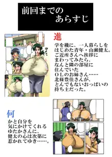 隣の部屋の超乳お姉さんと1日中えっちする話, 日本語