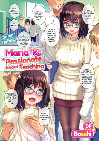 Maria-sensei Is Passionate About Teaching, English