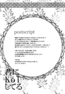 君にkoiしてる5, 日本語