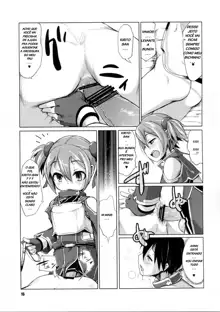 Silica-chan ni Oshiri Ijirareru Hon | Silica-chan Playing With Your Butt Book, Português