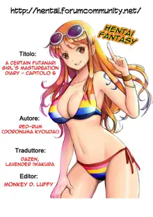 Futa Ona Dai Roku Shou | A Certain Futanari Girl's Masturbation Diary Ch. 6 (decensored), Italiano