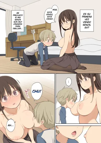 Oppai o Sawarasete Kureru Katei Kyoushi no Onee-san no Hanashi Botsu Page, Español