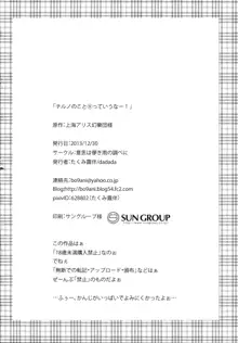 チルノのこと(9)っていうなー!, 日本語