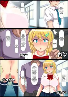 Blond Joshi Ryuugakusei Tanetsuke Press Namahame Taiken, English