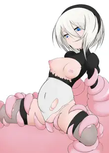 2B-tentacle rape, 日本語