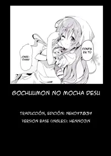 Gochuumon no Mocha desu - It is a mocha of your order | The Order is Mocha, Español