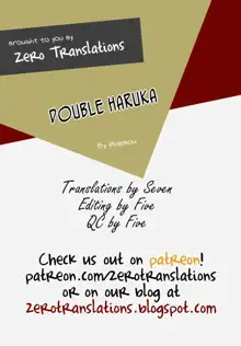 Double Haruka Returns!, English