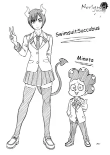 SwimsuitSuccubus x Mineta, English