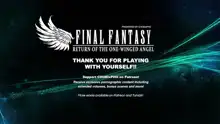 FINAL FANTASY VII / TIFA - RETURN OF THE ONE-WINGED ANGEL, English