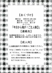 今日から俺は！御主人様3, 日本語