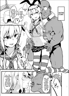 Futokutei Tasuu no Otoko to Berochuu Sex Suru Shimakaze Netorase Bon | A Book Where Shimakaze Has Passionate Netorase Sex With a Large Number of Men, English