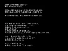 淫魔街で女体にされていく聖騎士の僕～快楽で溶かされる誇り～, 日本語