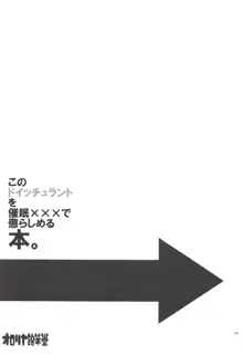 このドイッチュラントを催眠×××で懲らしめる本。, 日本語