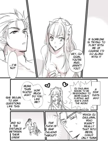 FGO Medb-chan, Cuu Chulainn no Are o Zessan Suru, English