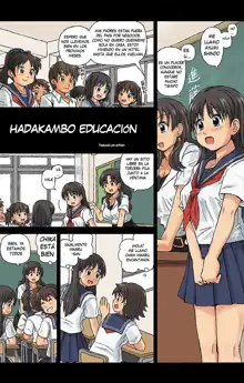 Hadakanbo Kyouiku - JK mo Oppai Marudashi!? Sukoyaka Zenra Jugyou 1 (decensored), Español