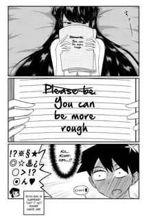 Komi-san Koubi-chuu desu., English