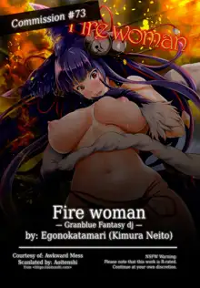 Fire woman, English