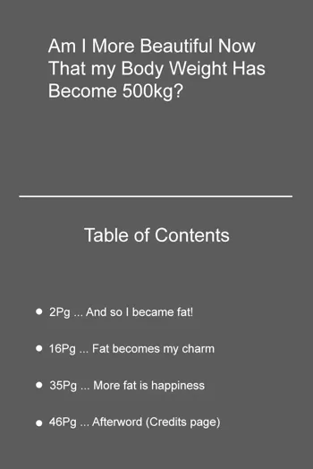 Watashi, Taiju 500kg Ijo Ni Natchatta Okage De Kawaiku Narimashita Yo Ne? | Am I More Beautiful Now That My Body Weight Has Become More Than 500kg?