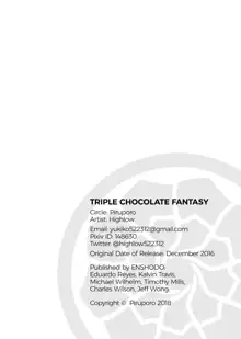 Kasshoku Zanmai - Triple Chocolate Fantasy, English