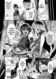 Shokushu-san to Yuusha-kun ~Nazo no Kinsho de Seitenkan!?~ | Tentacle-san and Hero-kun - Gender Bending Through the Mysterious Forbidden Book?!, English