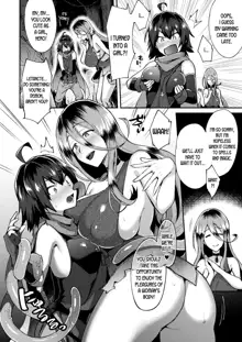 Shokushu-san to Yuusha-kun ~Nazo no Kinsho de Seitenkan!?~ | Tentacle-san and Hero-kun - Gender Bending Through the Mysterious Forbidden Book?!, English