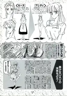 美少女アニメ大全集 - アダルトアニメビデオカタログ1991, 日本語