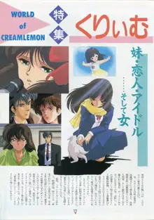 美少女アニメ大全集 - アダルトアニメビデオカタログ1991, 日本語