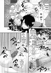 Netsu ni okasareta Karen-chan to toilet de.... | Taking fevery Karen-chan to the toilet…, English