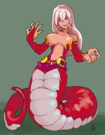 Big Lamia vore, 日本語