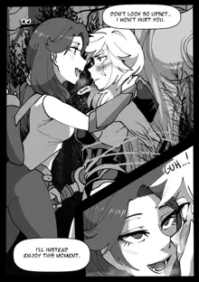 "It's Like A Bad Dream" Windranger x Drow Ranger comic by Riko, English