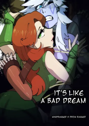 "It's Like A Bad Dream" Windranger x Drow Ranger comic by Riko, English