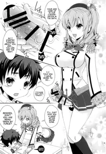 Futanari Kashima-san to Shota Teitoku-san, English