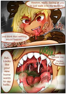 Yamame vore comic, English