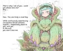 A Princess Trapped in a Tentacle Plant Can only Ask for Salvation from a Forced Orgasm Hell, English