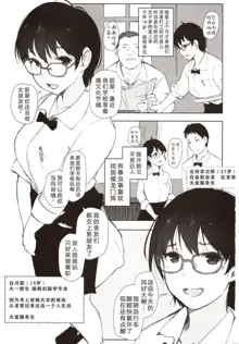 Shortcut de Megane no Niau Hitonatsukoi Beit no Kouhai ga Yarichin Douryou no Kuruma de Okurarete kara Mudankekkin Shiteiru, 中文