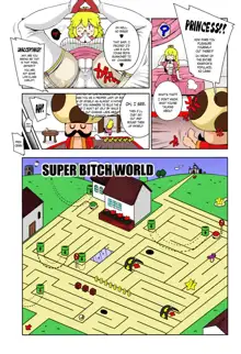 Super Bitch World – Super Mario Brothers, English