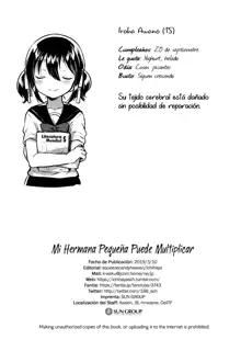 Imouto wa Kakezan ga Dekiru | Mi Hermana Pequeña Puede Multiplicar, Español