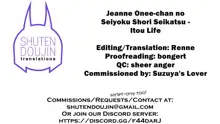 Jeanne Onee-chan no Seiyoku Shori Seikatsu, English