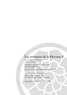 female hero's journey 3 - Las aventuras de la heroina 3, Español