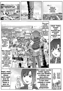 Giantess micro city (micro cidade) kill time (matando tempo) portugues br PT-BR, Português