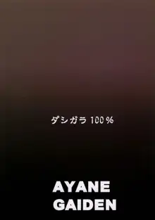 Ayane Gaiden, 中文