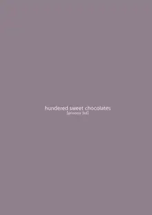 hundred sweet chocolates, 日本語