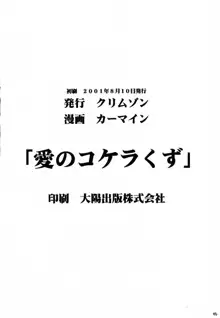 愛のコケラくず, 日本語