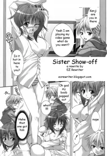 Sister Show-off, English