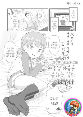 Imouto Kokoro to Haru no Sora | 여동생 마음은 봄하늘 같다, 한국어