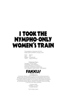 I Took the Nympho Only Womens Train, Español