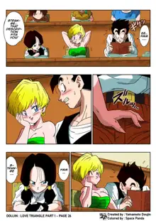 LOVE TRIANGLE Z - Gohan, Erasa to Deau (decensored), English