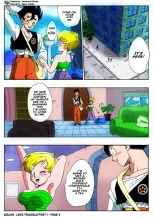 LOVE TRIANGLE Z - Gohan, Erasa to Deau (decensored), English